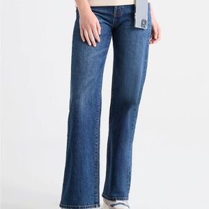 Du/er Midweight Denim Wideleg (Buttonfly) Women's Jeans